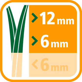 Výška kosenia trávnika nad 6mm