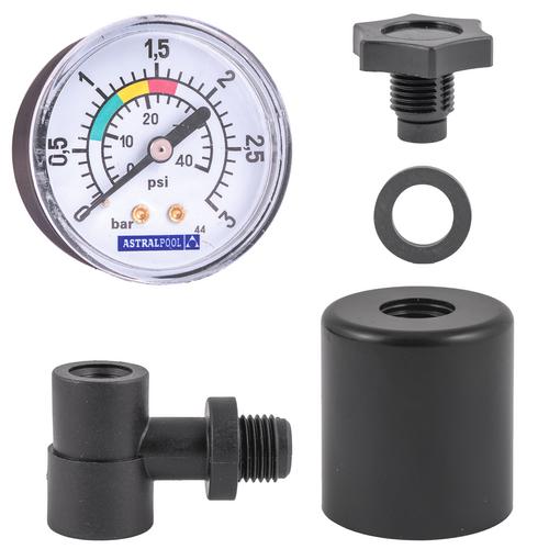 ND nádstavec + manometer + T-kus + zátka PTK,ASTER