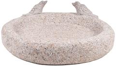 Žulové kamenné napájadlo s 2 vtáčikmi, D45 cm - | T - TAKÁCS Veľkoobchod