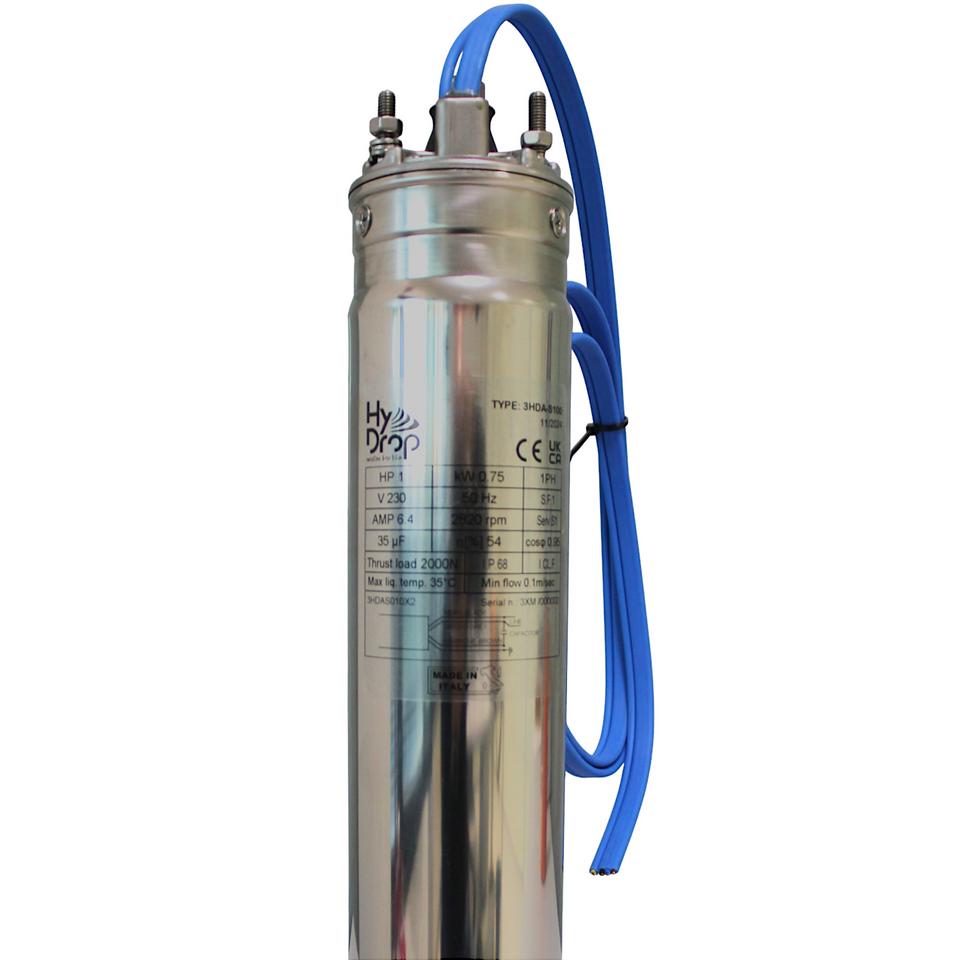 Motor HYDROP 3" 0,75kW 230V