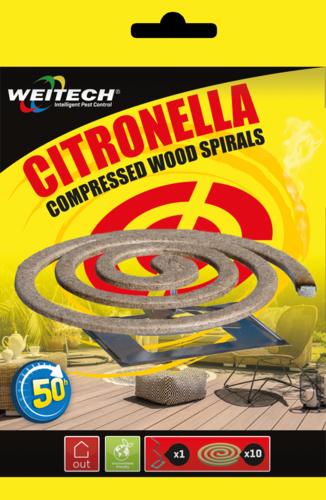 Weitech špirála proti komárom Citronella