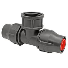 AK skrutkovací T - kus Lock 16 x 1/2" F x 16, PN6