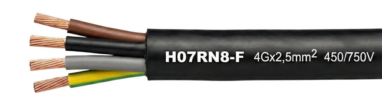 Kábel k čerpadlám H07RN8-F 4Gx2,5mm2